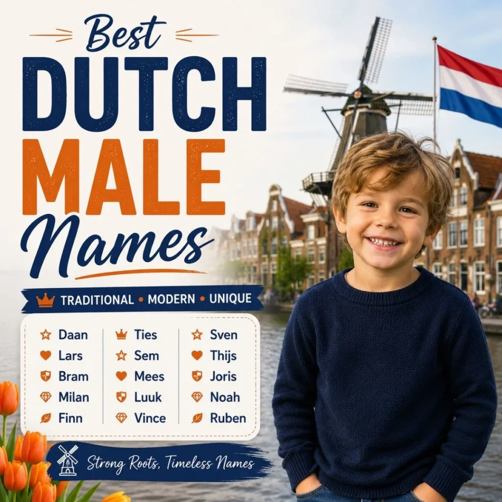 Best Dutch male names with traditional, modern, and unique Dutch name ideas