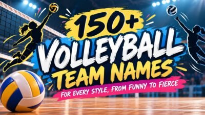 150+ volleyball team names for every style, from funny to fierce