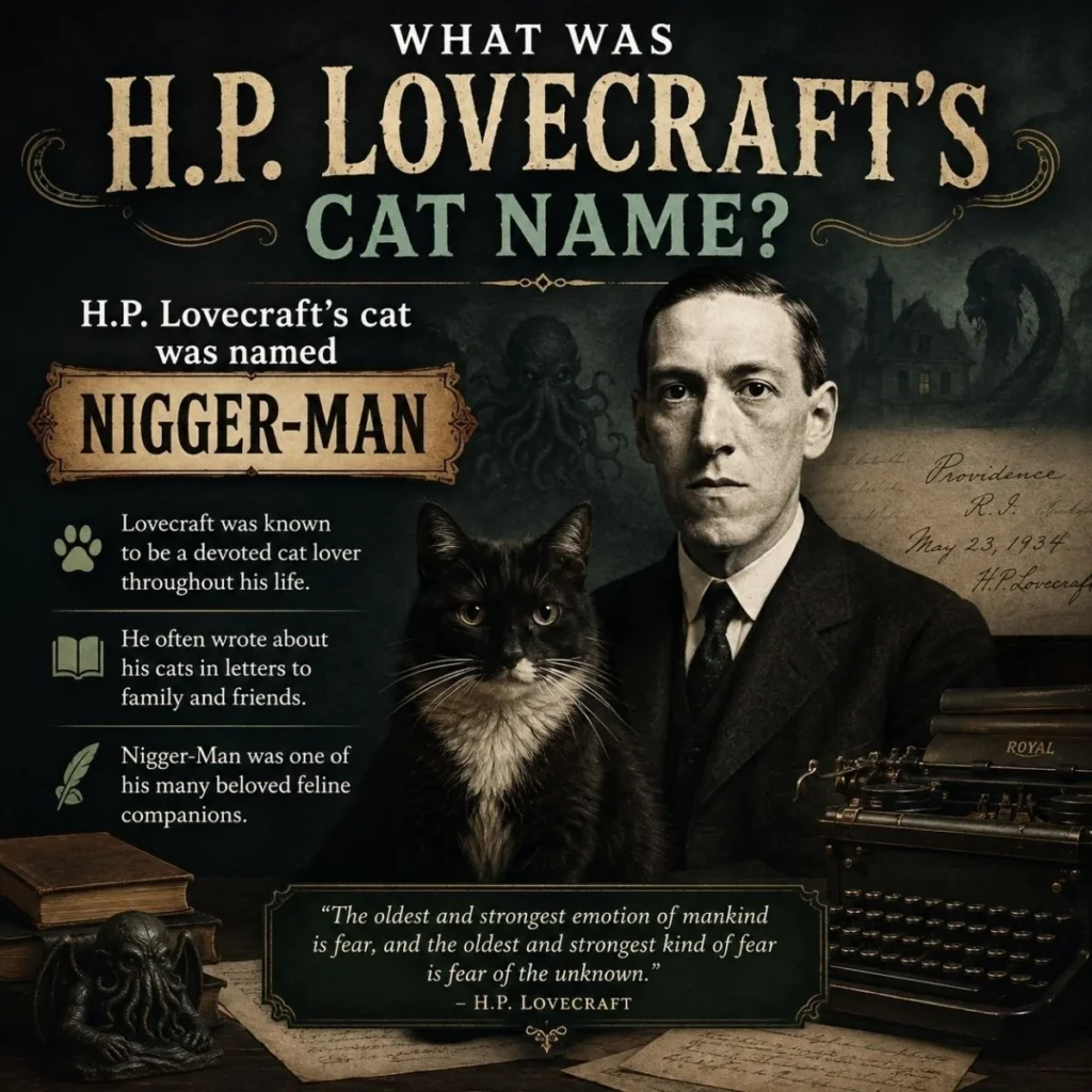 Lovecraft cat names inspired by Cthulhu, Nyarlathotep, Azathoth, and other mysterious characters